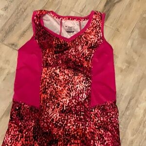Tek Gear Pink and Red Tek Gear Print top